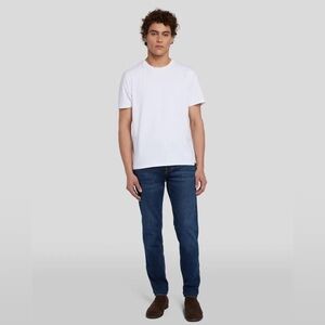 7 FOR ALL MANKIND Earthkind Stretch Tek Slimmy Jeans Men's Size 32 in REBUS